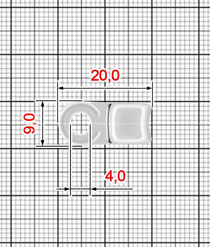 Hak do obuwia A.GM-0071