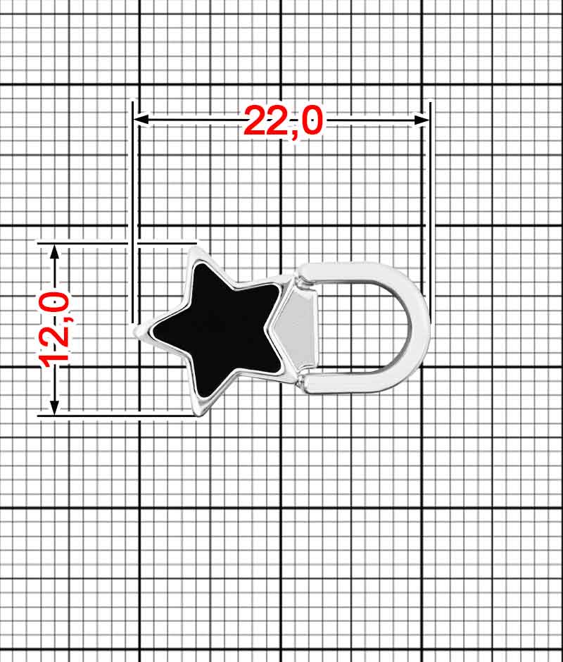 Петля обувная A.GM-0043