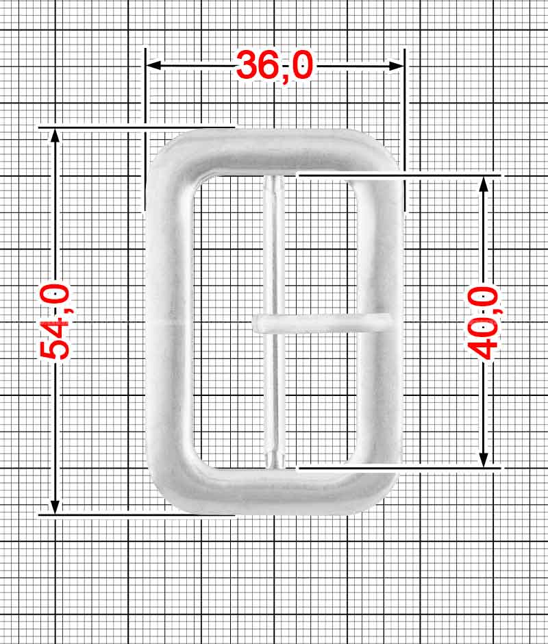 Пряжка под обтяжку K.FZ-0093-40 (JSF0852)