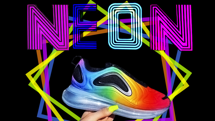 Неон на обуви