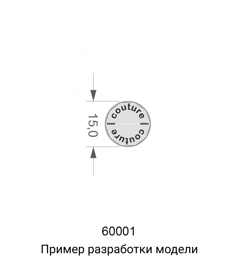 Кнопка с логотипом Модель 1