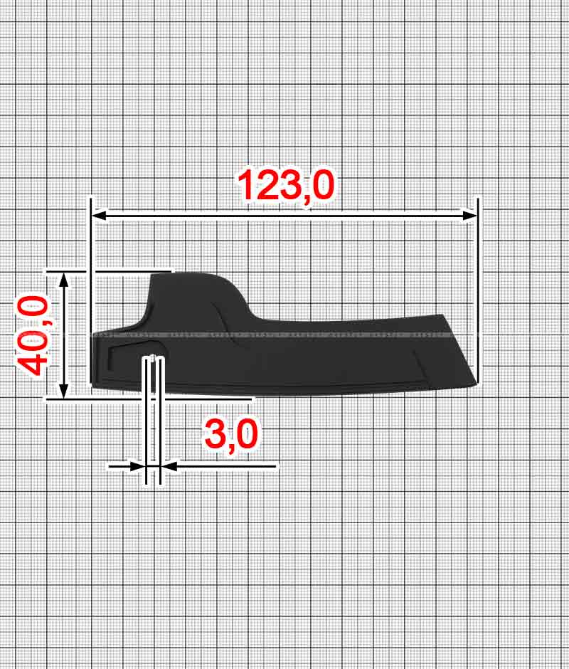 Dekor z plastizolu do obuwia A.FV-806