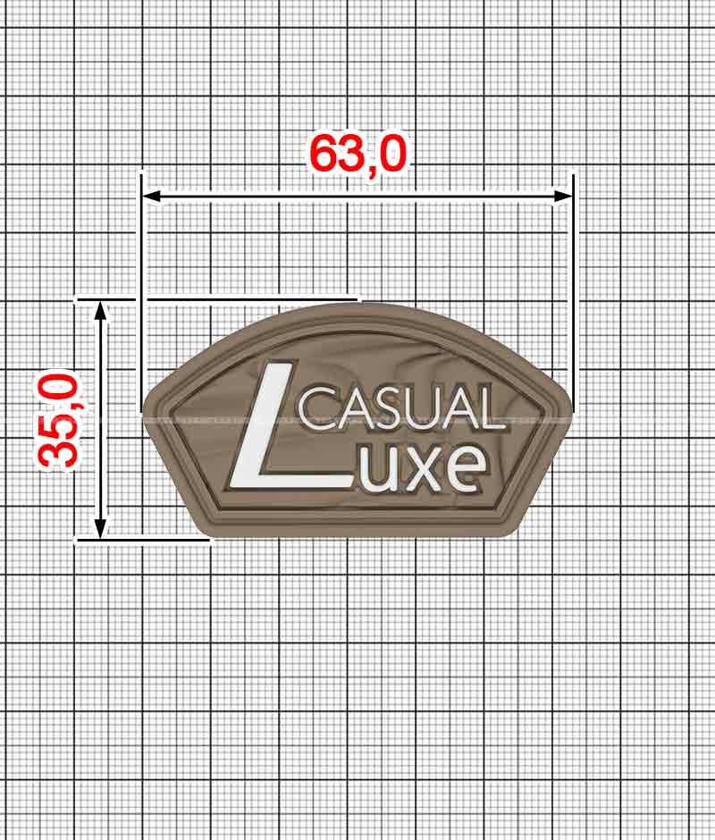 Dekor z plastizolu A.FV-1309-Luxe casual