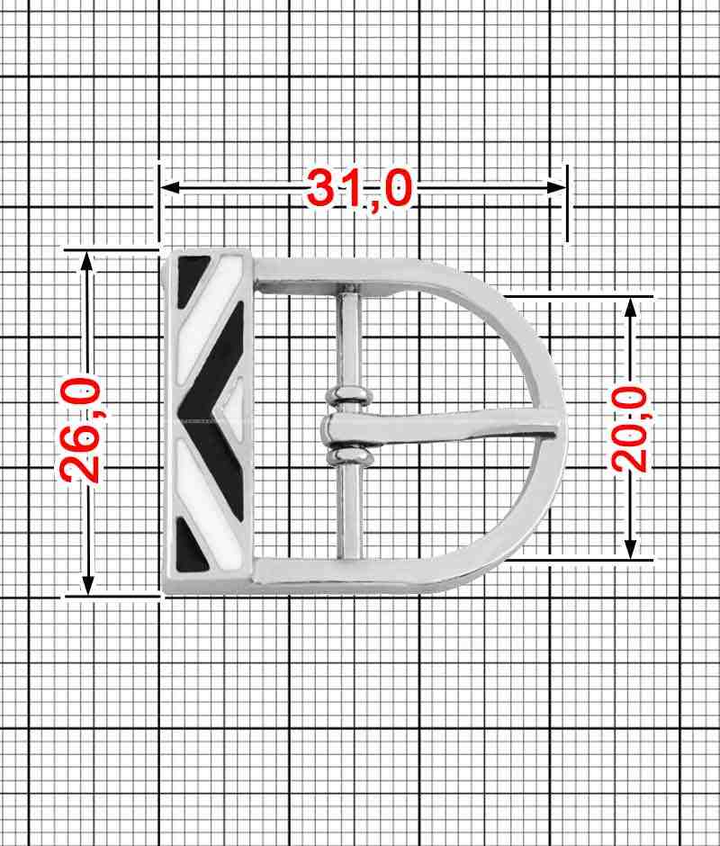 Пряжка Рабочая K.FM-095 (59696)