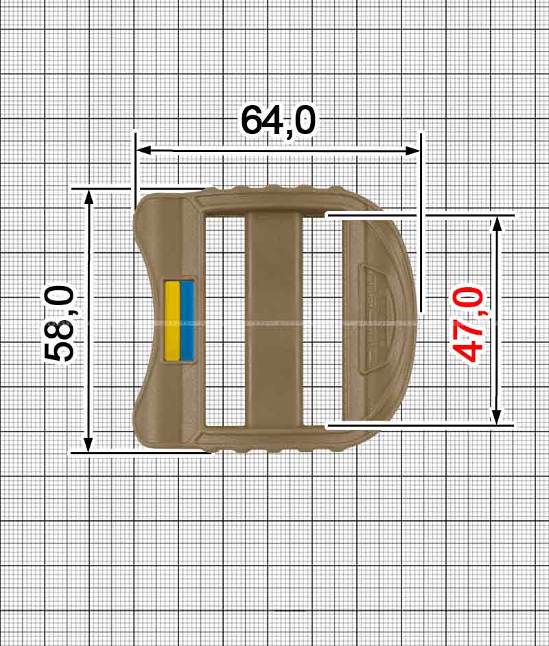 Klamra taktyczna АRТ A.FP-2219+A.FV-1196