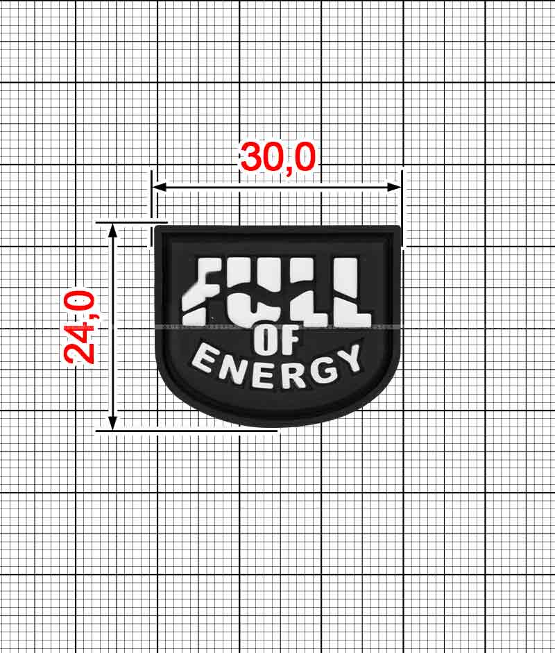 Dekor z plastizolu A.FV-1608-Full of energy