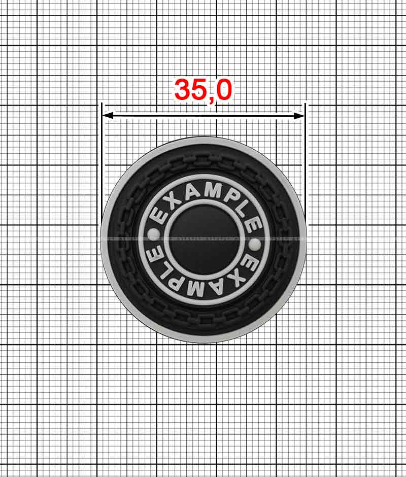 Dekor z plastizolu A.FV-1155-Example