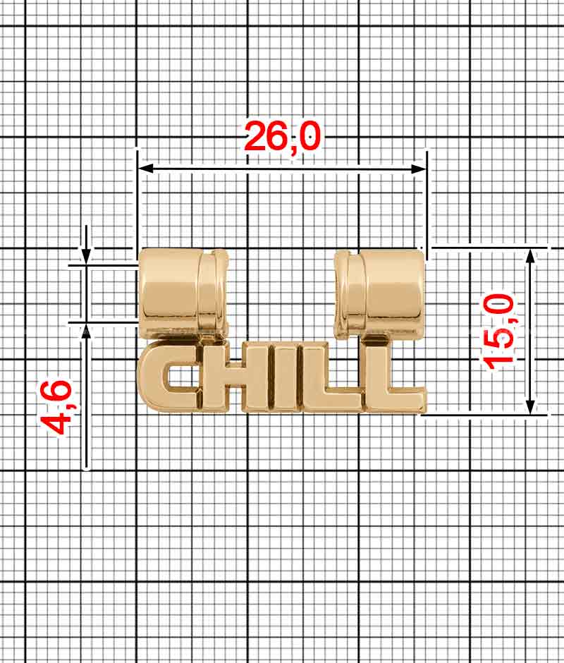 Ozdoby na sznurówke K.FM-447-5-Chill