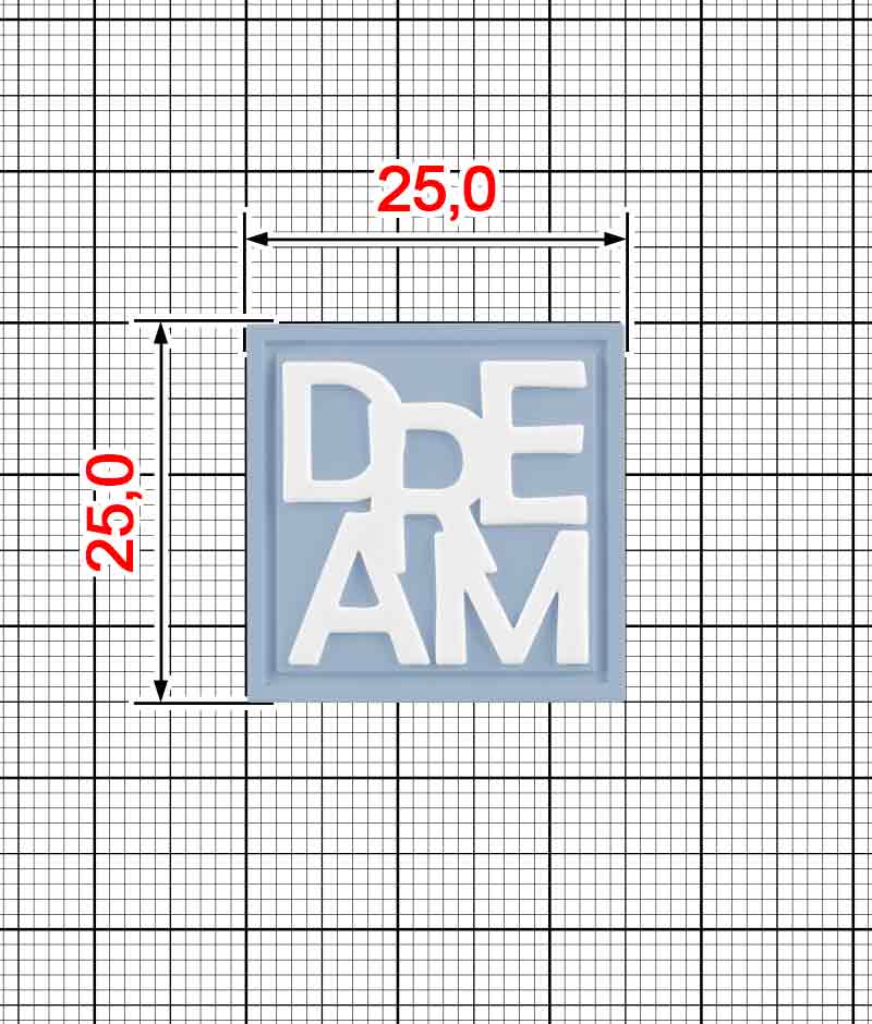 Dekor z plastizolu A.FV-1560-Dream