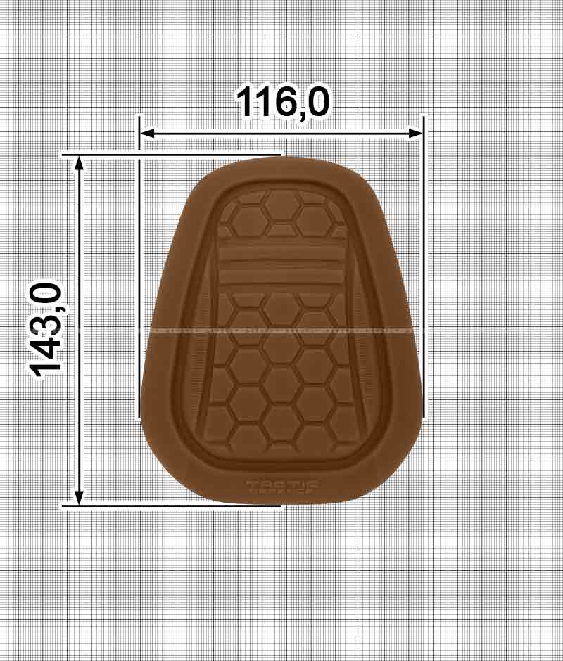 Тактический наколенник пришивной A.FP-555-AC ТПУ