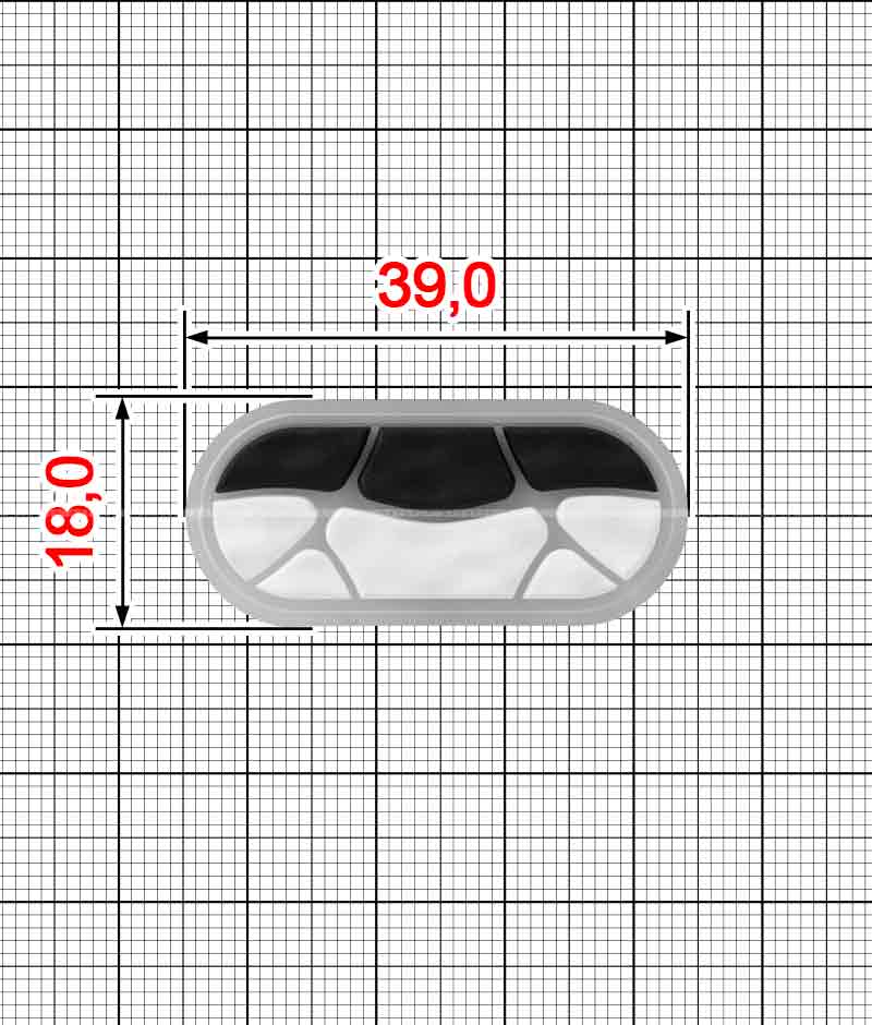 Dekor z plastizolu A.FV-1598