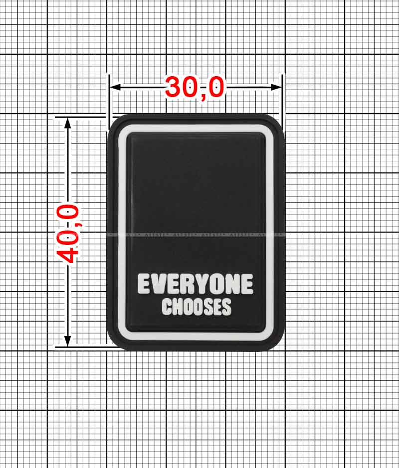 Dekor z plastizolu A.FV-1154-Everyone chooses