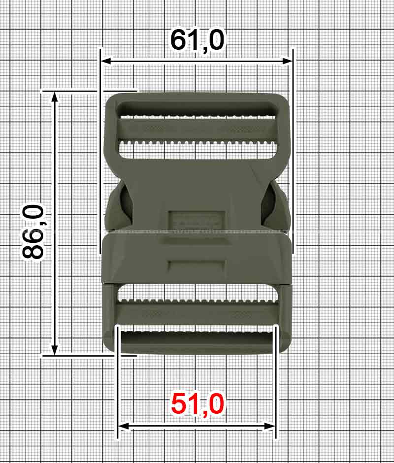 Fastex 50 mm A.FP-2235+A.FP-2250