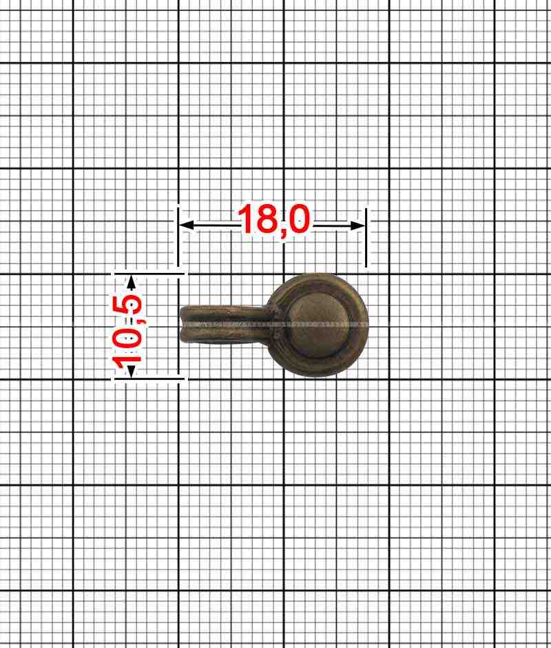 Петля обувная T.GM-338