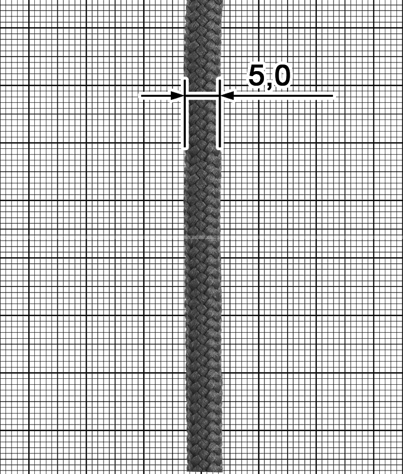 Paracord taktyczny okrągły МСlW (5659) TR.5 mm