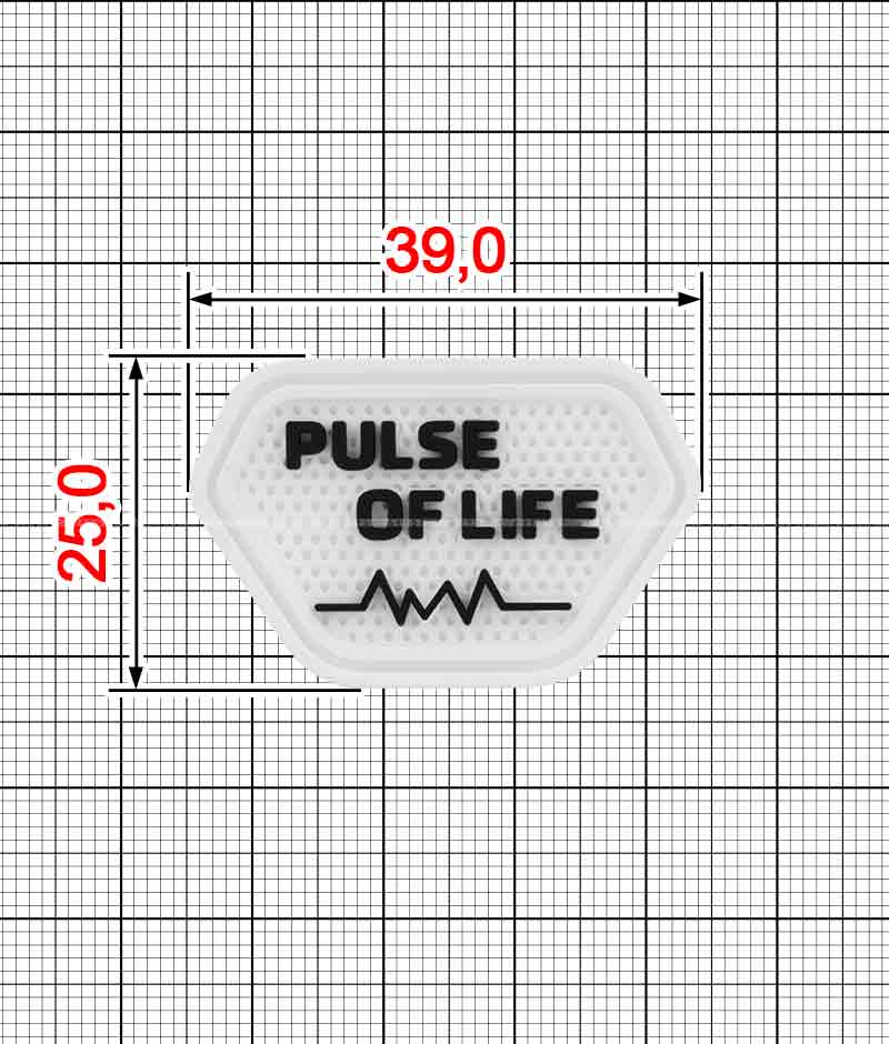 Dekor z plastizolu A.FV-1539-Pulse of life