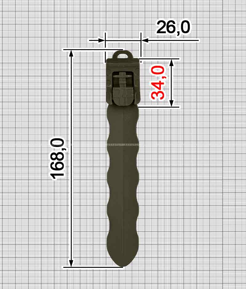 Klip do MOLLY Molle Locking АRТ A.FP-3441 (A+B)