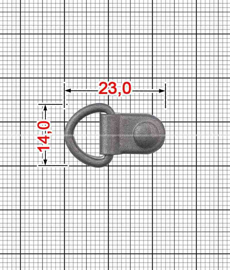 Петля обувная T.GM-343