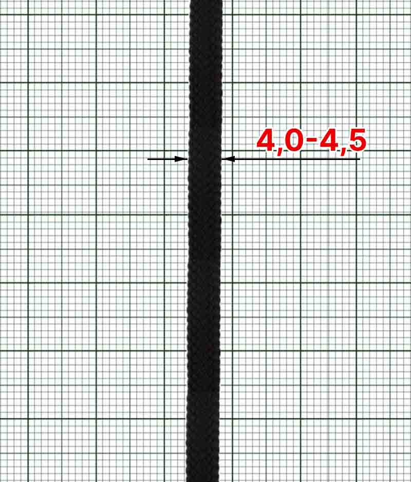 Шнурок круглый СтСлВ (5786) 4-4,5 мм 