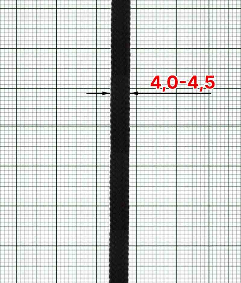 Шнурок круглый СтСлВ (5510) 4-4,5 мм 