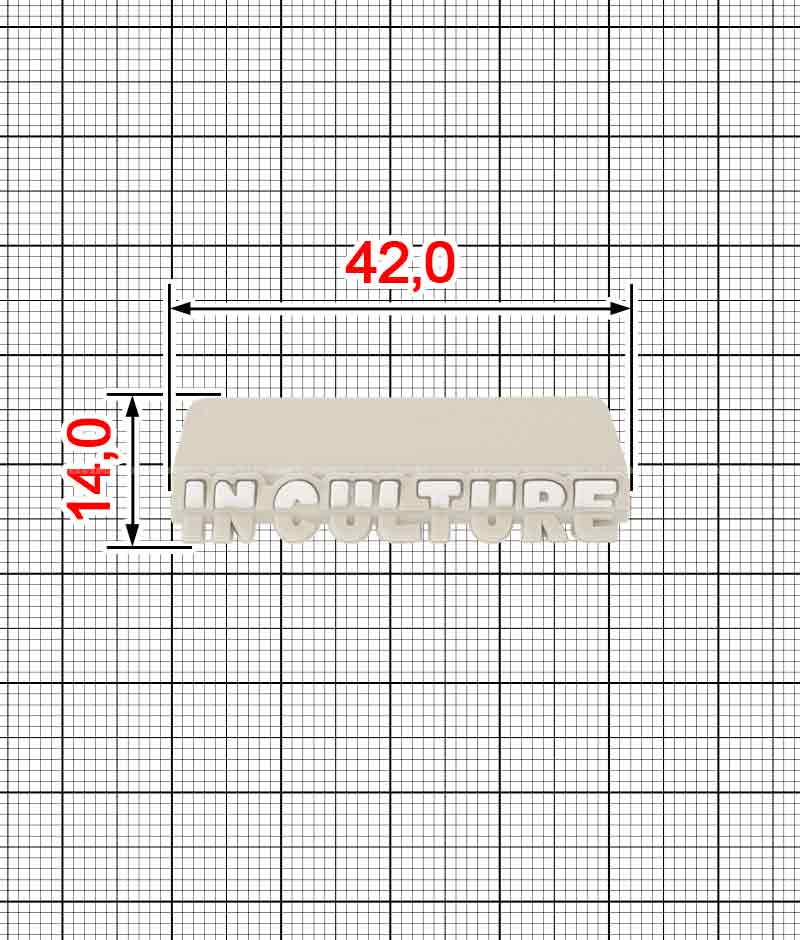 Dekor z plastizolu A.FV-1389-In Culture