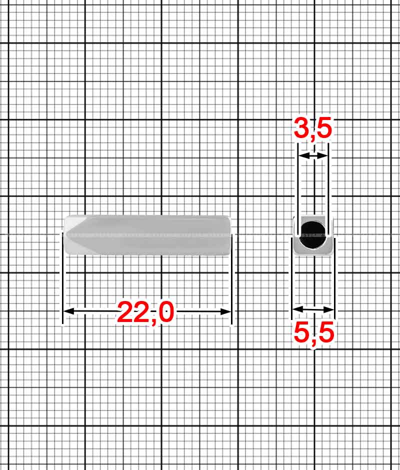 Ozdoby koncówka  A.FM-3384